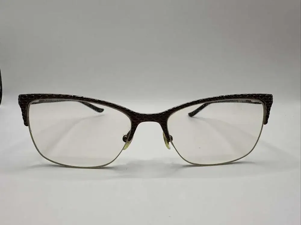 ADRIENNE VITTADINI 1168 Brown Gold Women’s Eyeglasses 53/17-135 Frames ONLY